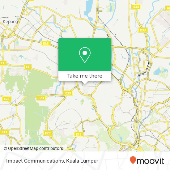 Impact Communications map