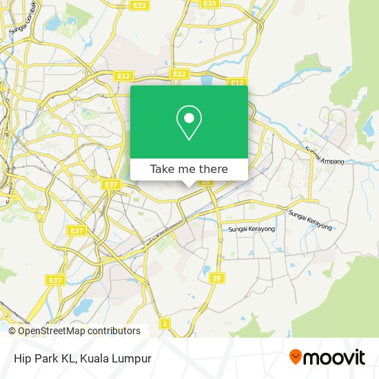 Hip Park KL map