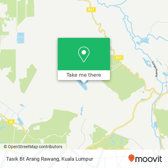 Tasik Bt Arang Rawang map