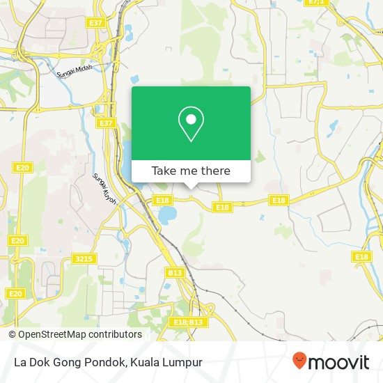 La Dok Gong Pondok map