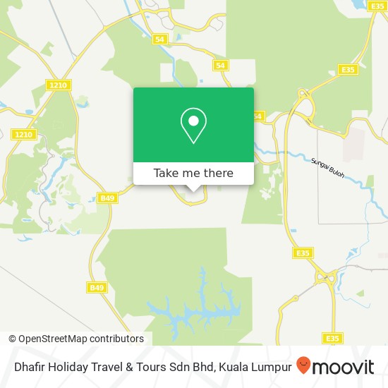 Dhafir Holiday Travel & Tours Sdn Bhd map