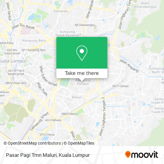 Pasar Pagi Tmn Maluri map