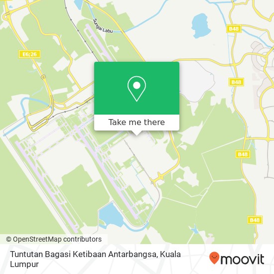 Peta Tuntutan Bagasi Ketibaan Antarbangsa