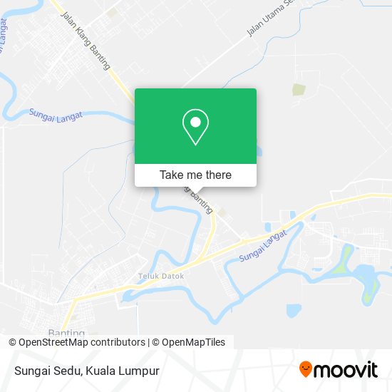 Sungai Sedu map