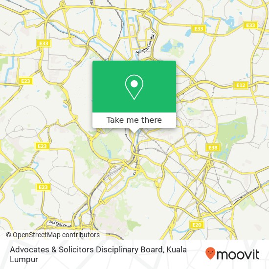 Advocates & Solicitors Disciplinary Board map