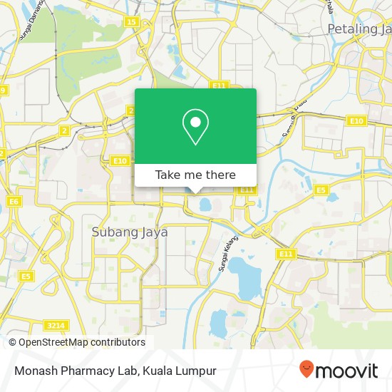 Monash Pharmacy Lab map