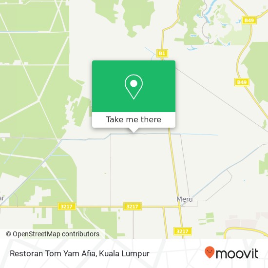 Restoran Tom Yam Afia map