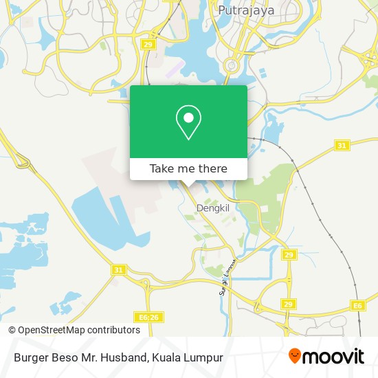 Burger Beso Mr. Husband map