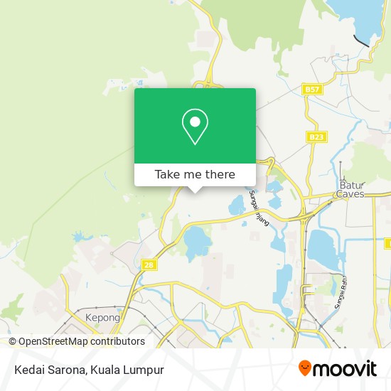 Kedai Sarona map