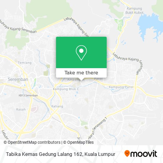 Peta Tabika Kemas Gedung Lalang 162