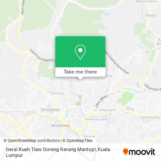 Gerai Kueh Tiaw Goreng Kerang Mantop! map