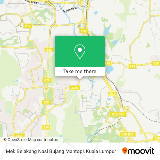Mek Belakang Nasi Bujang Mantop! map