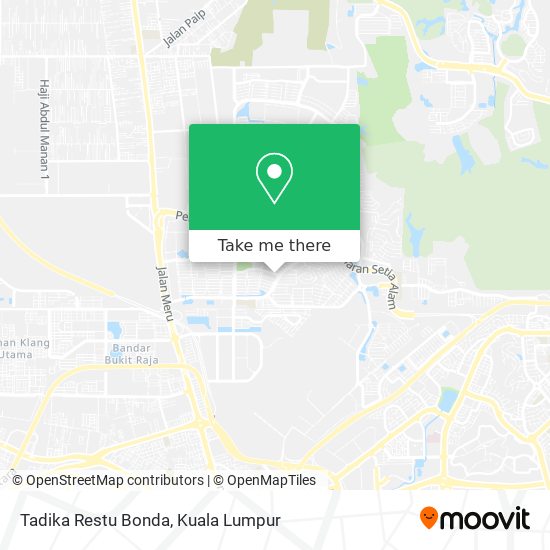 Tadika Restu Bonda map