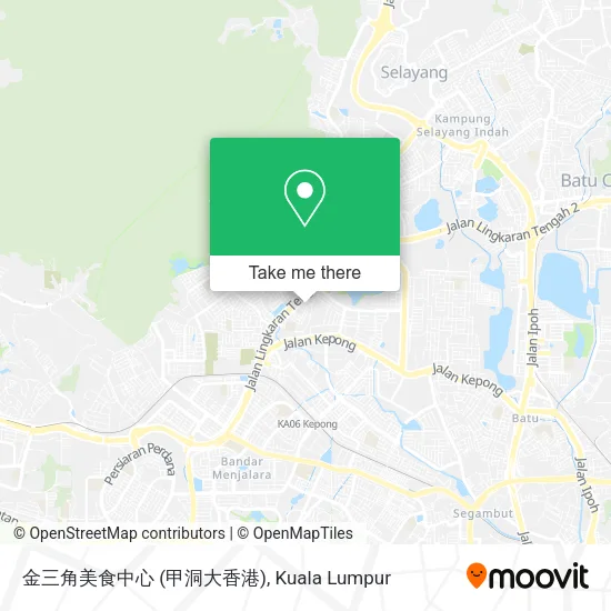 金三角美食中心 (甲洞大香港) map