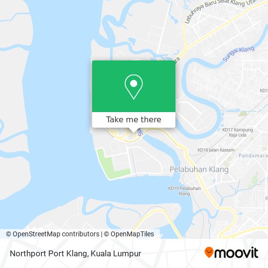 Northport Port Klang map