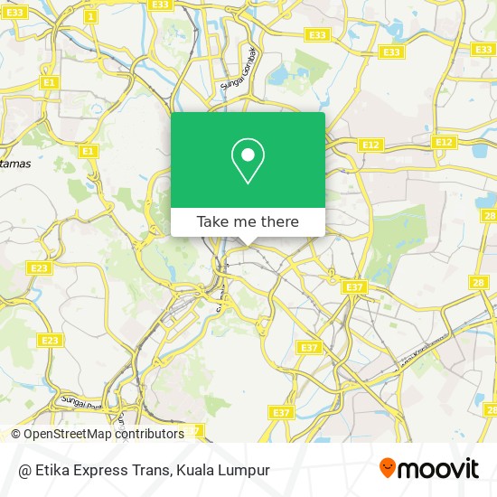 @ Etika Express Trans map