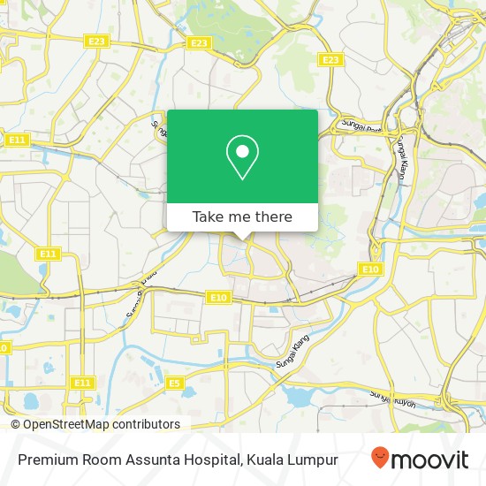 Premium Room Assunta Hospital map