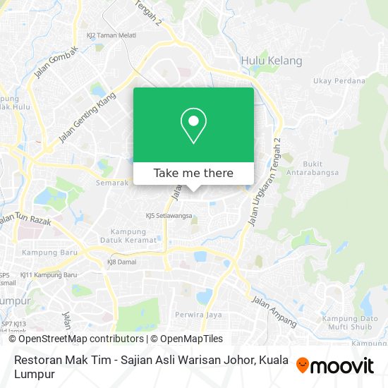 Restoran Mak Tim - Sajian Asli Warisan Johor map