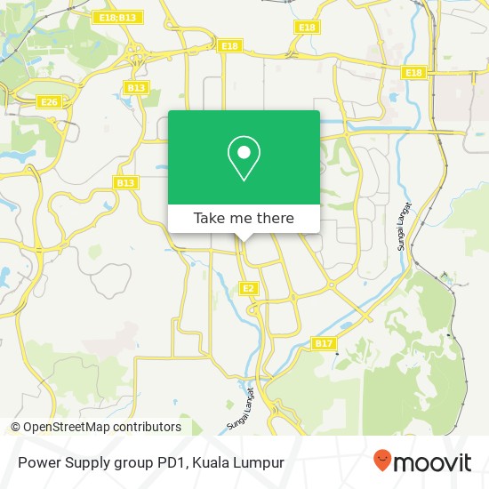 Power Supply group PD1 map