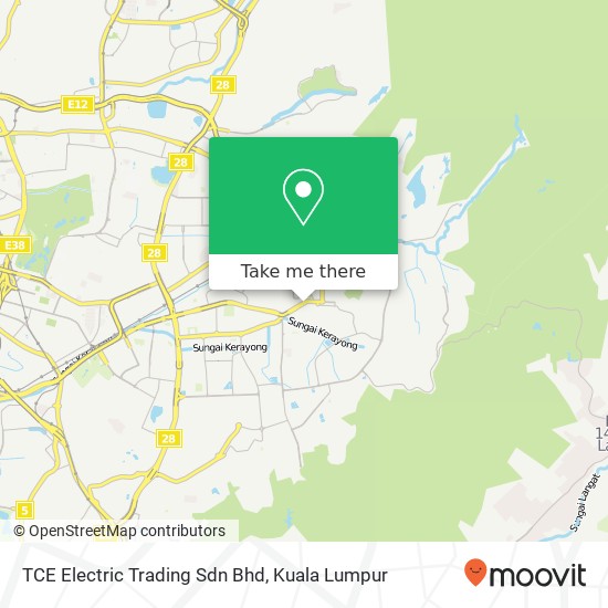TCE Electric Trading Sdn Bhd map