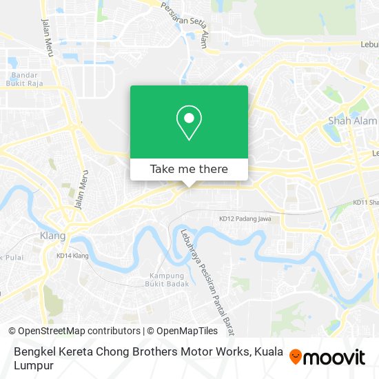 Bengkel Kereta Chong Brothers Motor Works map
