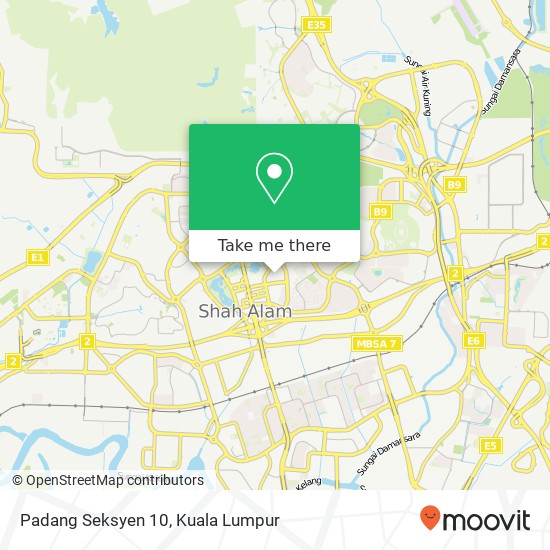 Padang Seksyen 10 map