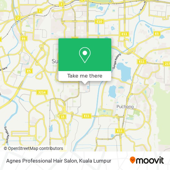 Agnes Professional Hair Salon map