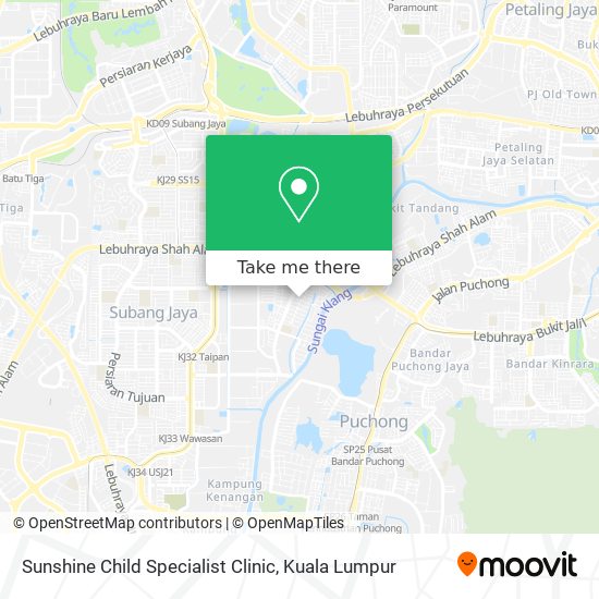 Sunshine Child Specialist Clinic map