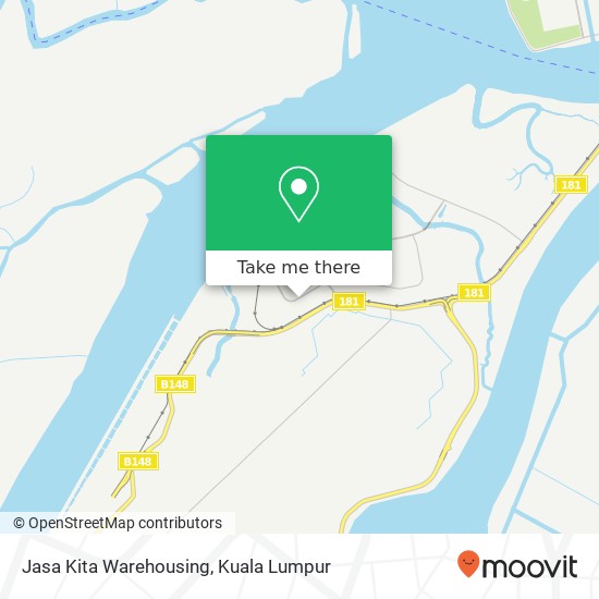 Jasa Kita Warehousing map