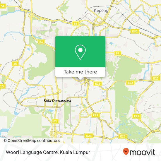 Woori Language Centre map