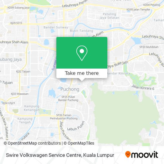 Swire Volkswagen Service Centre map