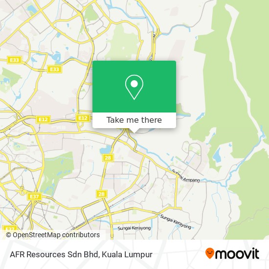 AFR Resources Sdn Bhd map
