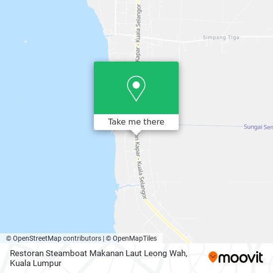 Restoran Steamboat Makanan Laut Leong Wah map