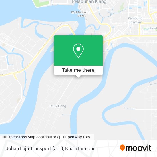 Johan Laju Transport (JLT) map