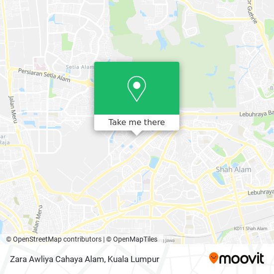 Zara Awliya Cahaya Alam map