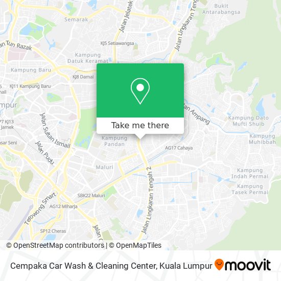 Peta Cempaka Car Wash & Cleaning Center