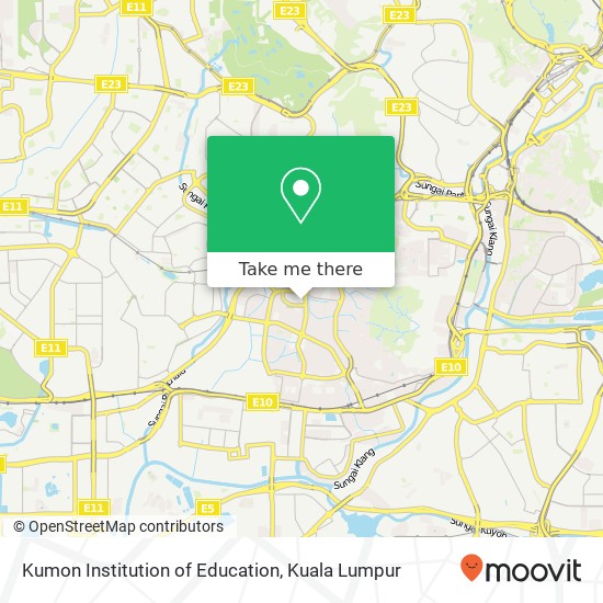 Kumon Institution of Education map