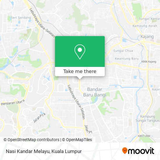 Nasi Kandar Melayu map