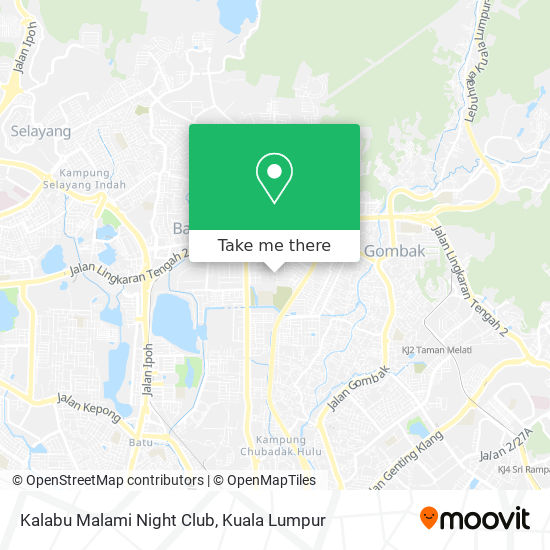 Kalabu Malami  Night Club map