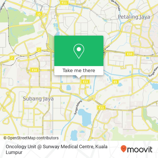 Oncology Unit @ Sunway Medical Centre map