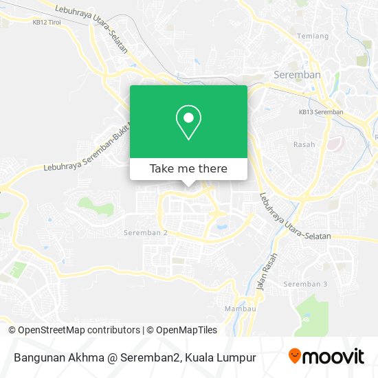 Bangunan Akhma @ Seremban2 map