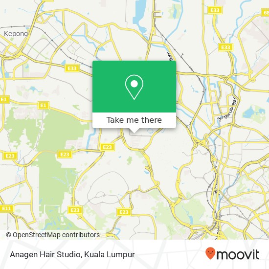 Anagen Hair Studio map