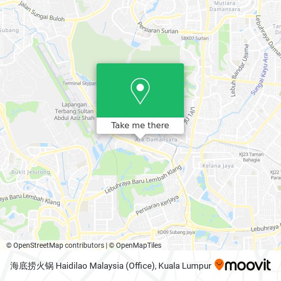 Peta 海底捞火锅 Haidilao Malaysia (Office)