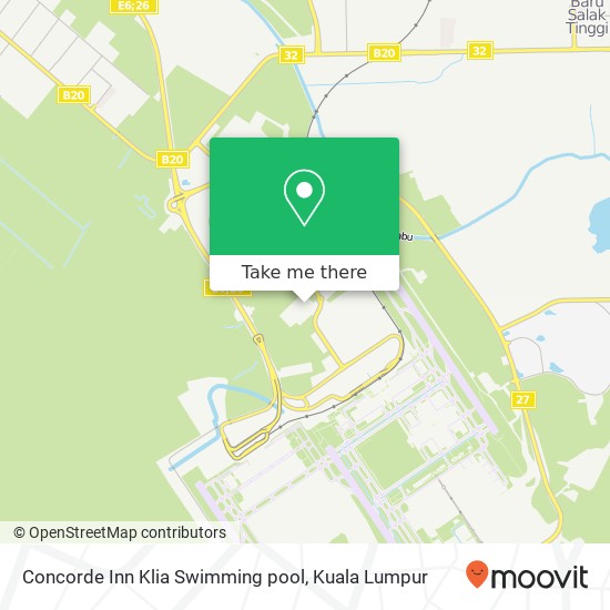 Concorde Inn Klia Swimming pool map