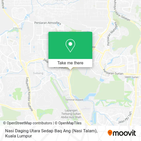 Nasi Daging Utara Sedap Baq Ang (Nasi Talam) map