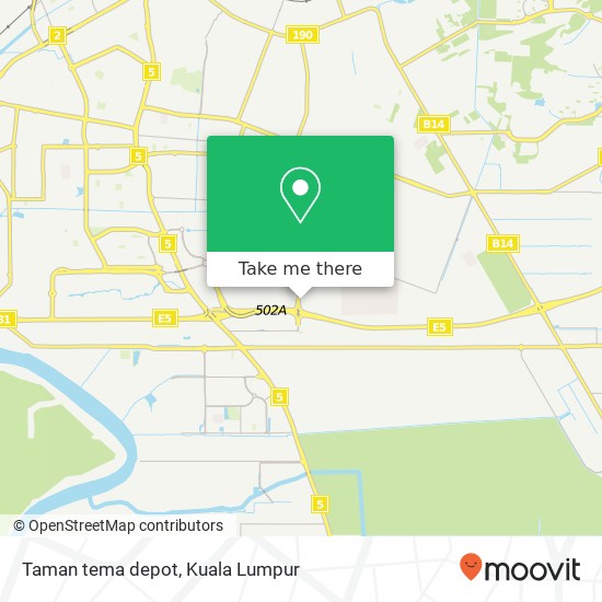 Taman tema depot map