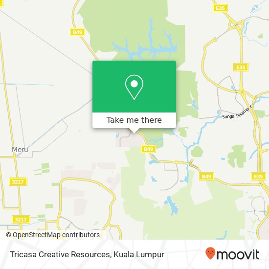 Tricasa Creative Resources map