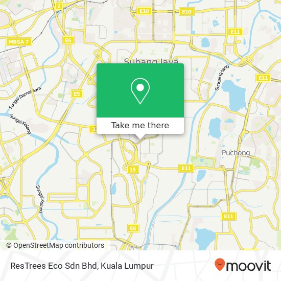 ResTrees Eco Sdn Bhd map