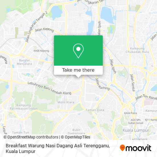 Breakfast Warung Nasi Dagang Asli Terengganu map