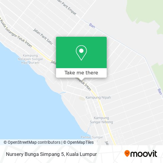 Nursery Bunga Simpang 5 map
